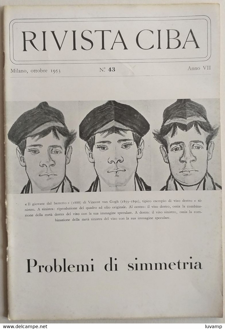 RIVISTA  DI MEDICINA CIBA  -  PROBLEMI DI SIMMETRIA N. 43 ( CART 77) - Santé Et Beauté