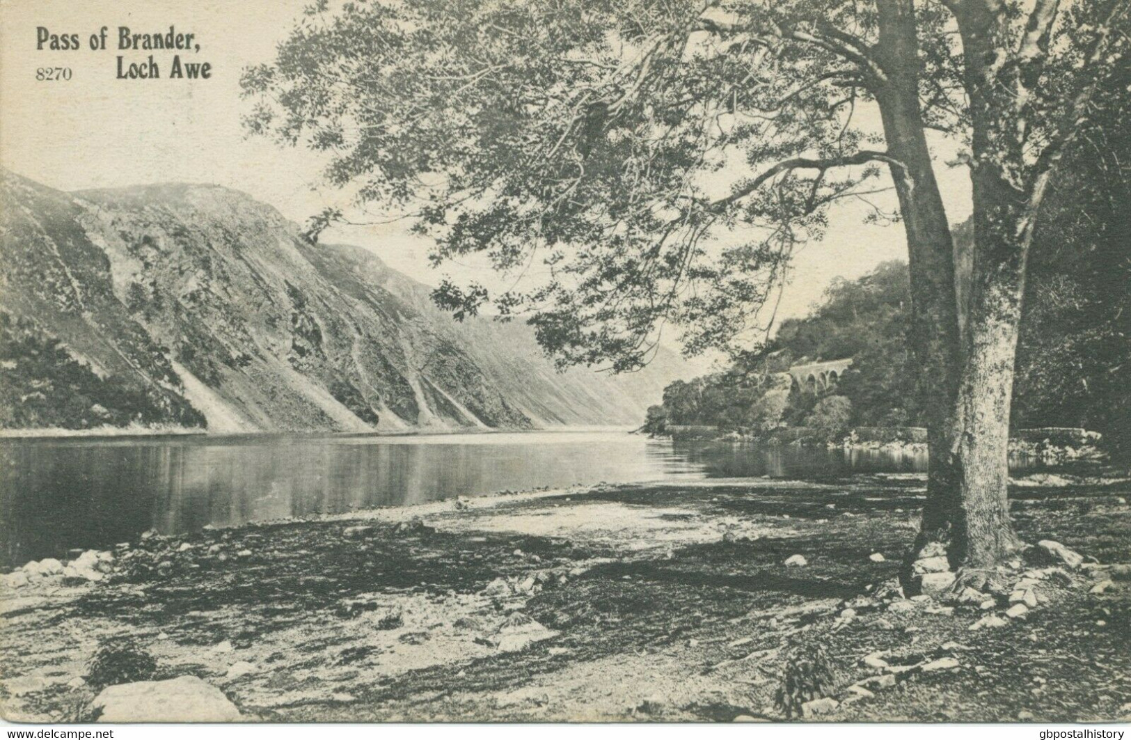 GB SCOTTISH VILLAGE POSTMARKS „OBAN“ Very Fine Rare Strike (25mm, Time Code „4 15PM“) On Superb Postcard 1910 - Scotland