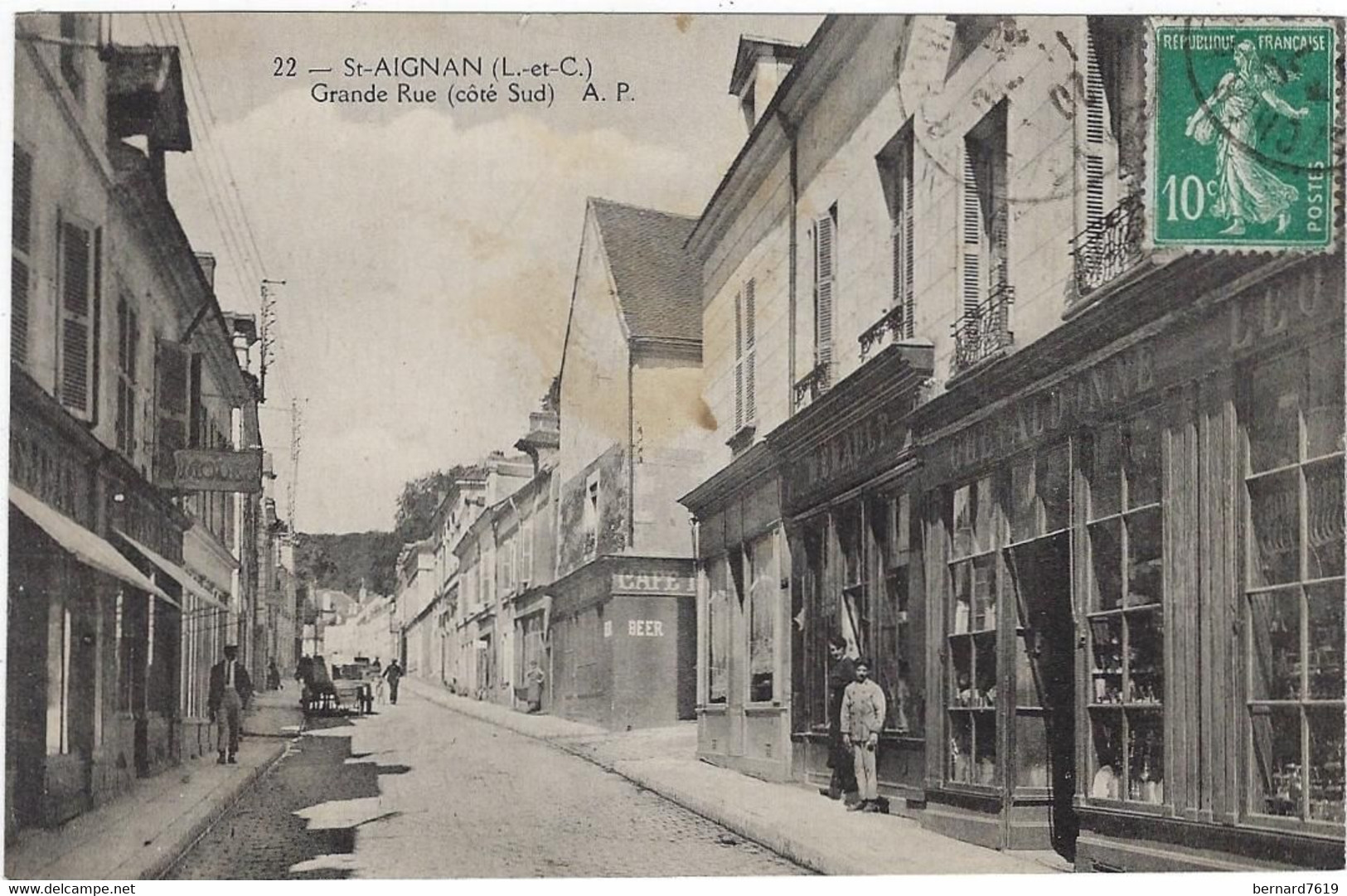 41   Saint Aignan   Sur Cher   - Grande Rue Cote Sud - Saint Aignan