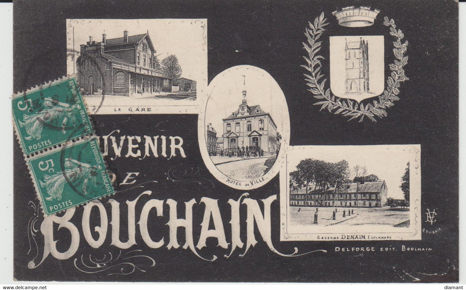 BOUCHAIN (59) - Souvenir De - Bon état - Bouchain