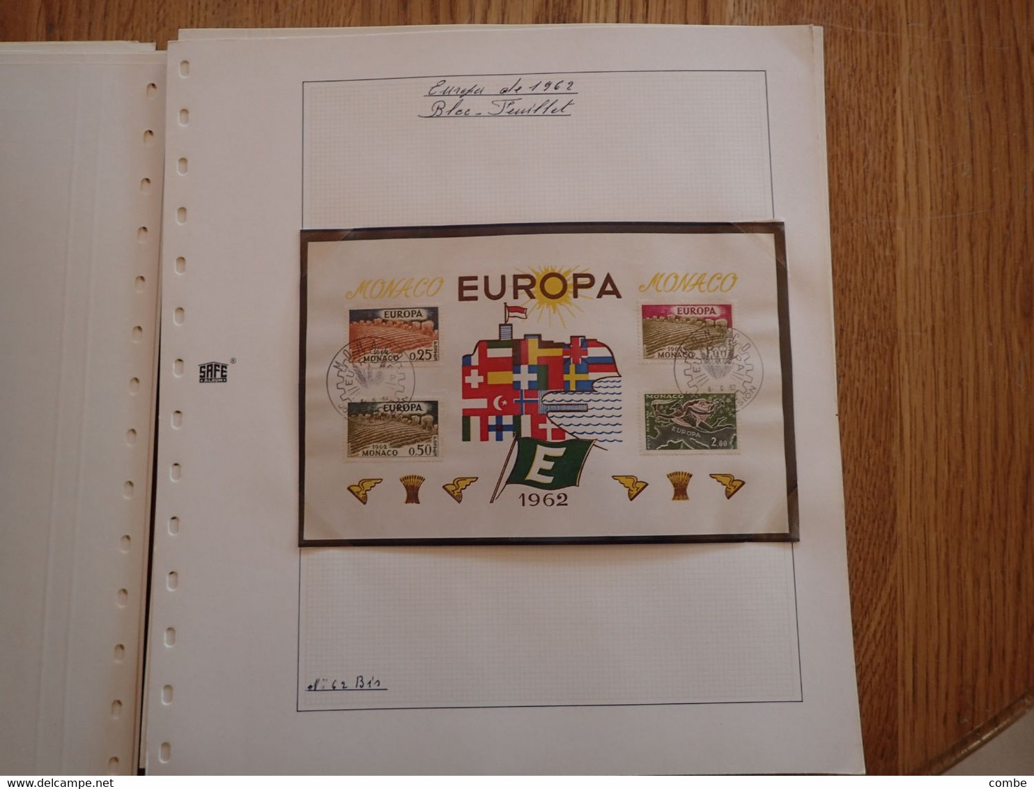 COLLECTION. EUROPA. TIMBRES NEUFS MNH. SUR FEUILLES SAFE. 42 SCANS. COTE ENORME. DONT CHYPRE 1963. Yv 217/219/ 15