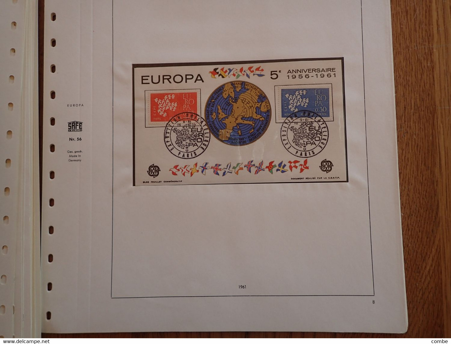 COLLECTION. EUROPA. TIMBRES NEUFS MNH. SUR FEUILLES SAFE. 42 SCANS. COTE ENORME. DONT CHYPRE 1963. Yv 217/219/ 15