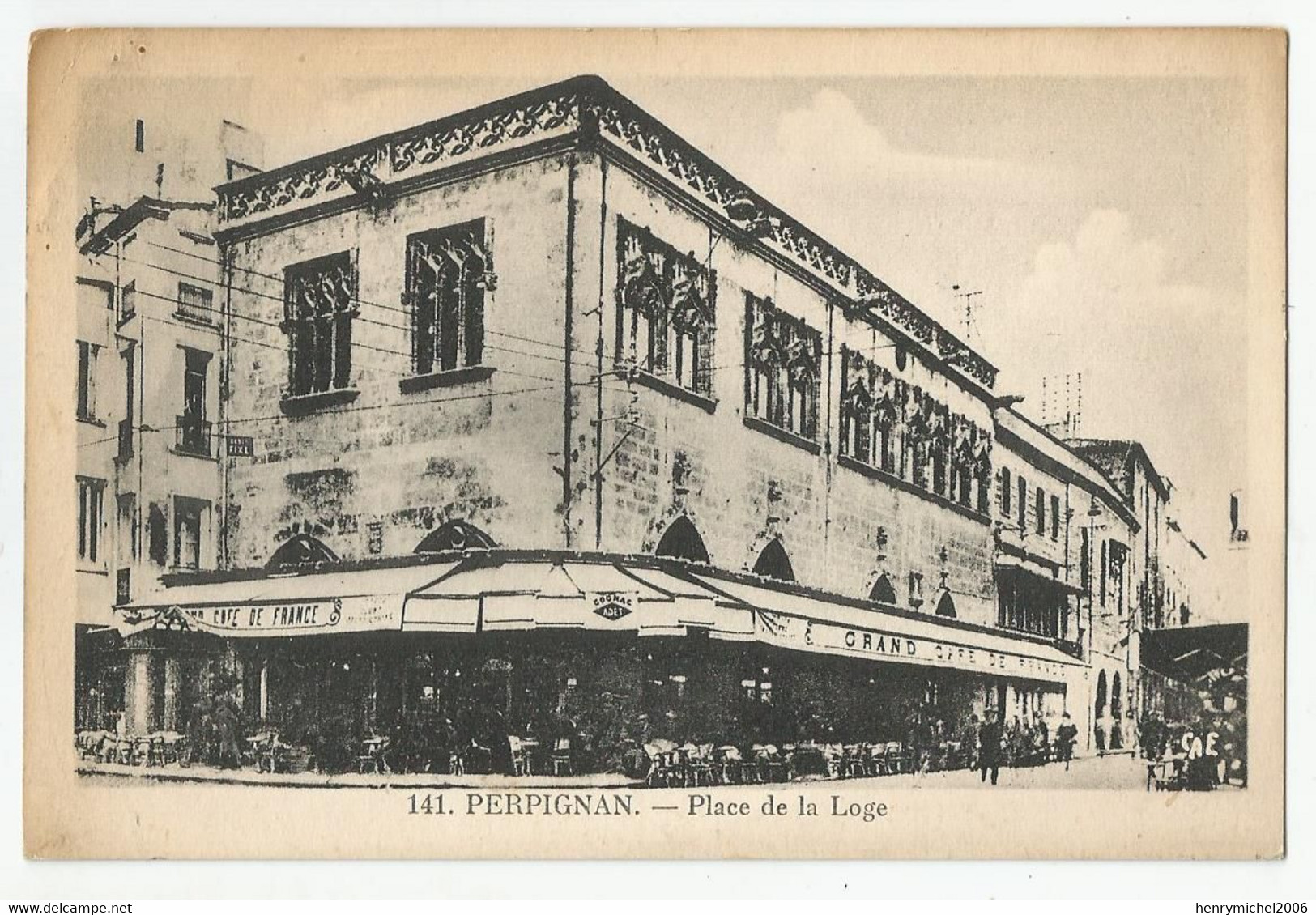 66 Perpignan Place De La Loge 1923  N141 - Perpignan