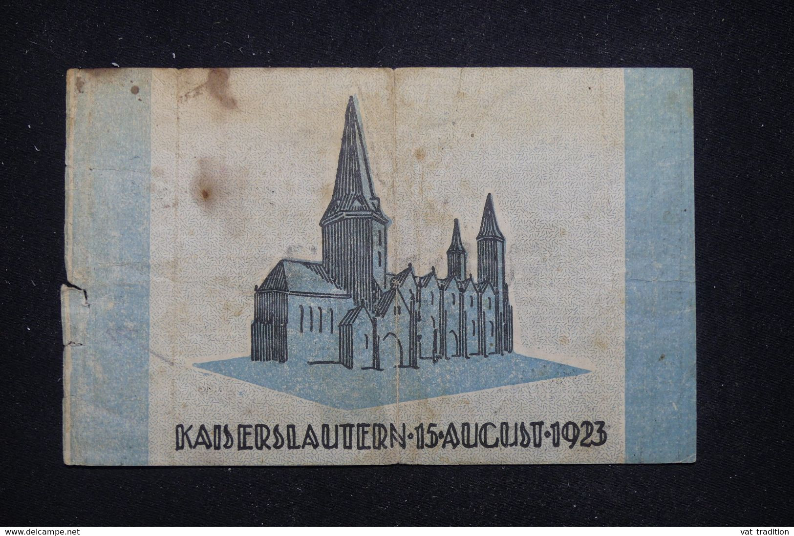 ALLEMAGNE - Billet De La Période D'inflation De 2 Millions De Mark De Kaiserslautern En 1923  - L 93523 - Non Classificati