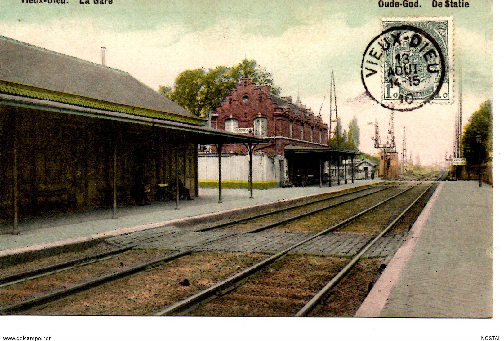 C 1. Vieux-Dieu : La Gare (interieur) - Mortsel
