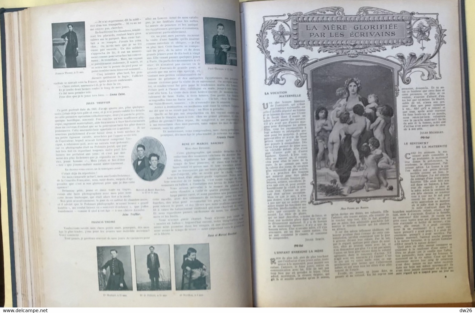Les Annales Politiques et Littéraires - Album relié 1910 (?) Adolphe Brisson - Articles, illustrations par auteurs