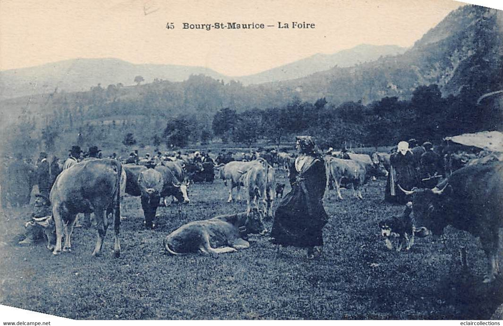 Bourg Saint Maurice         73       La Foire Aux Bestiaux    (voir Scan) - Bourg Saint Maurice