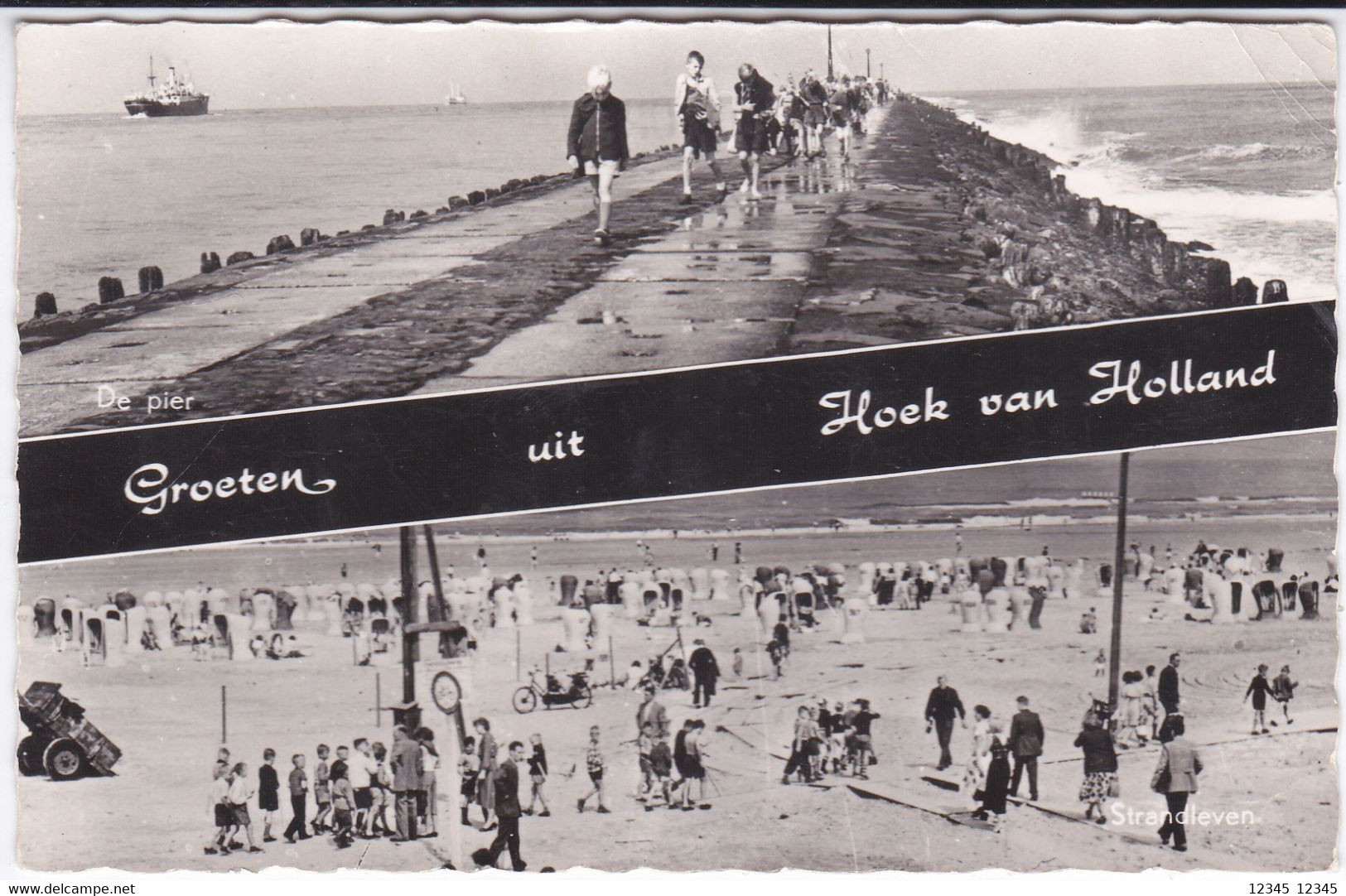 Groeten Uit Hoek Van Holland (rechterhoekjes Knik, Breuklijntje) - Hoek Van Holland