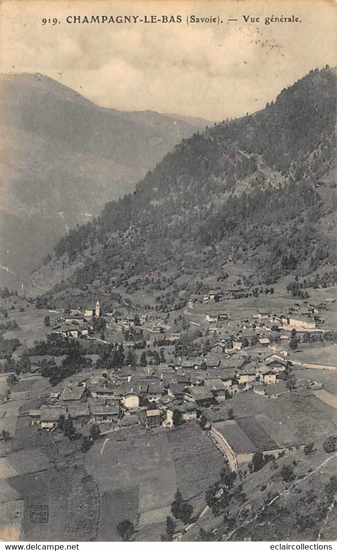 Conflans                 73          Vue Et Le Massif Des Bauges      (voir Scan) - Sonstige & Ohne Zuordnung