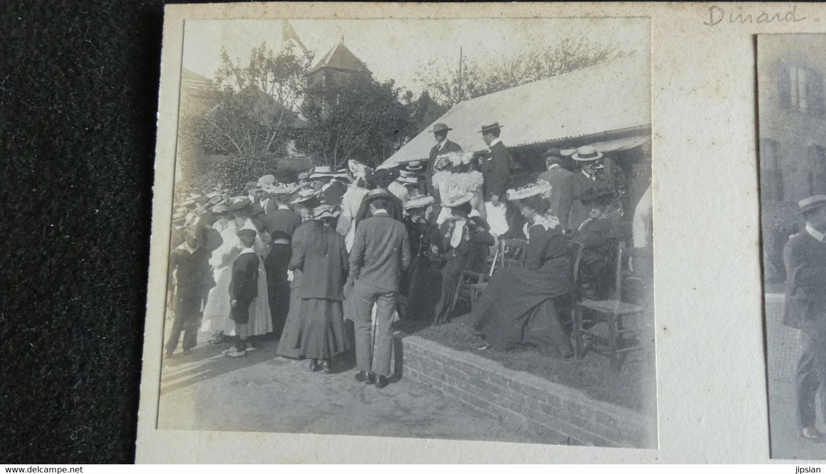 Lot De 9 Photos Originales C. 1900  Dinard Au Tennis , La Grande Semaine  (21) KX - Ancianas (antes De 1900)