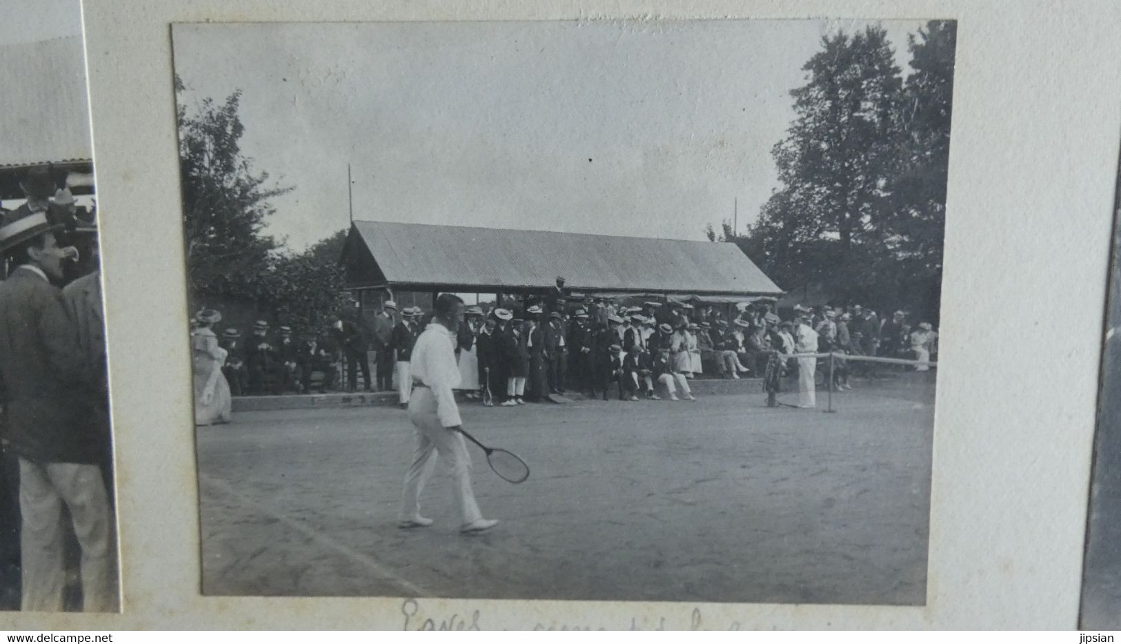 lot de 9 photos originales C. 1900  Dinard au Tennis , la Grande Semaine  (21) KX