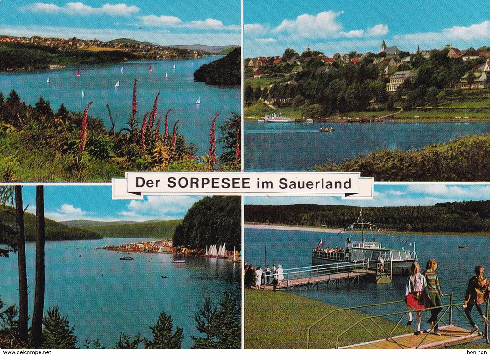 Germany -  Postcard Used 1971 - Sorpetalsperre Im Sauerland - 2/scans - Sundern