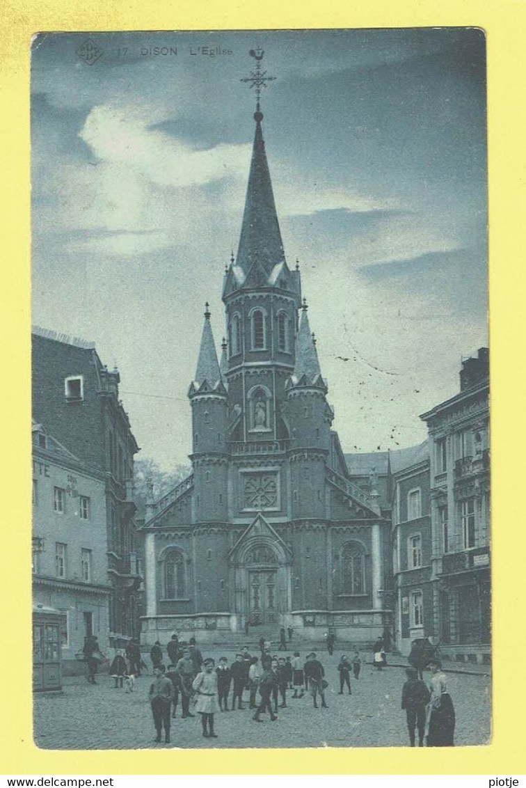 * Dison (Liège - Luik - La Wallonie) * (SBP, Nr 17) L'église, Church, Kirche Kerk, Animée, Enfants, Unique, TOP, Rare - Dison