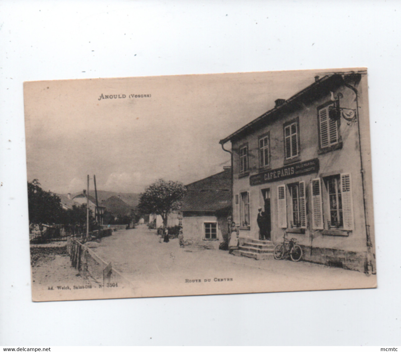 CPA  - Anould  -  (Vosges )  - Route Du Centre - Anould