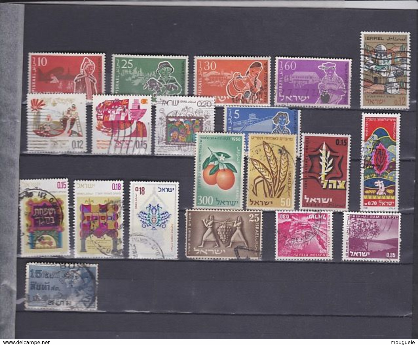 Lot De 145 Timbres D'israël - Collections, Lots & Séries