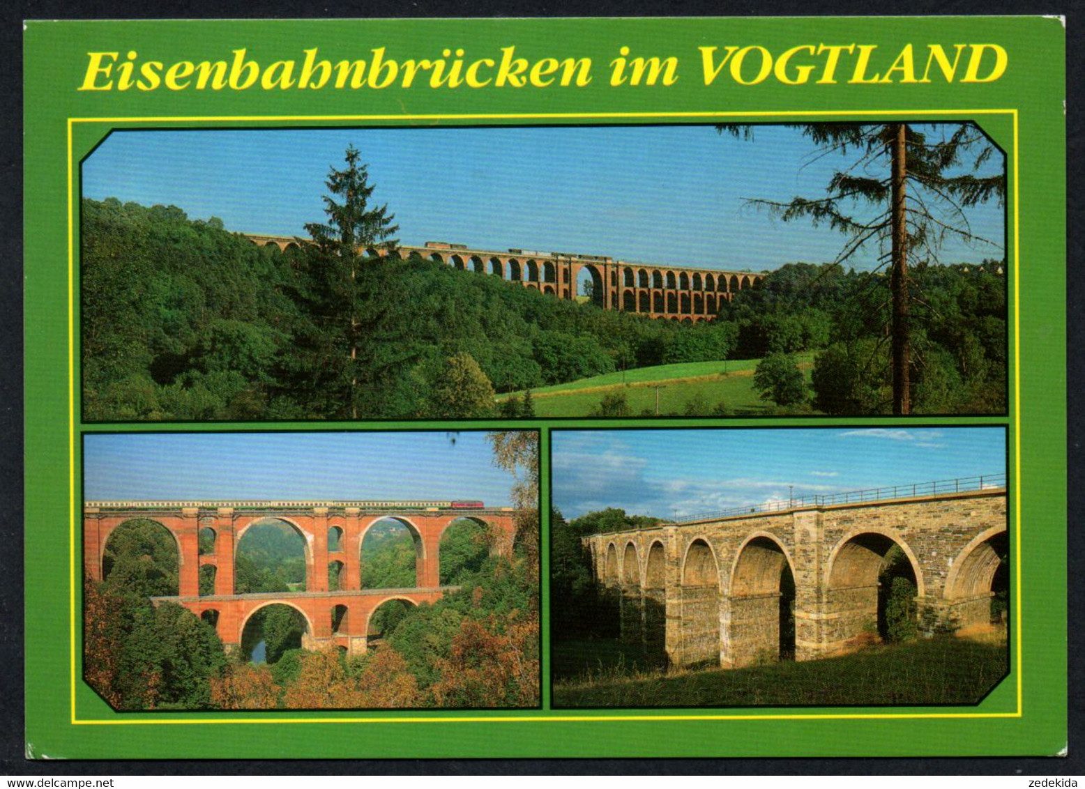 E9353 - TOP Vogtland Brücken - Bild Und Heimat Reichenbach Qualitätskarte - Vogtland