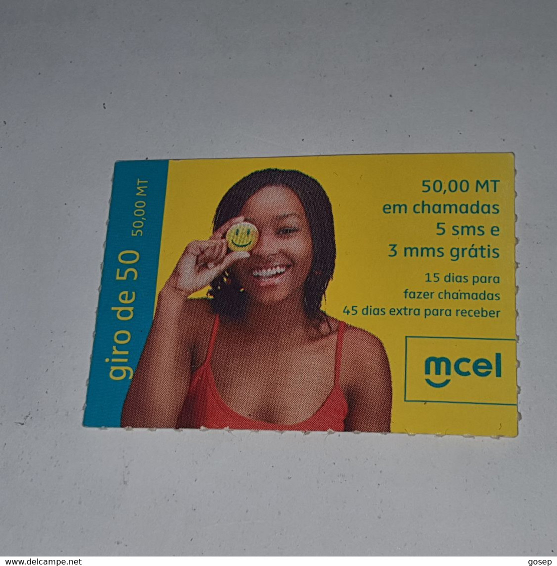 Mozambique-(MZ-MCE-REC-0001B)-(2)-SMILE-(54871853339587)-(19/5/2011)-used Card - Mozambico