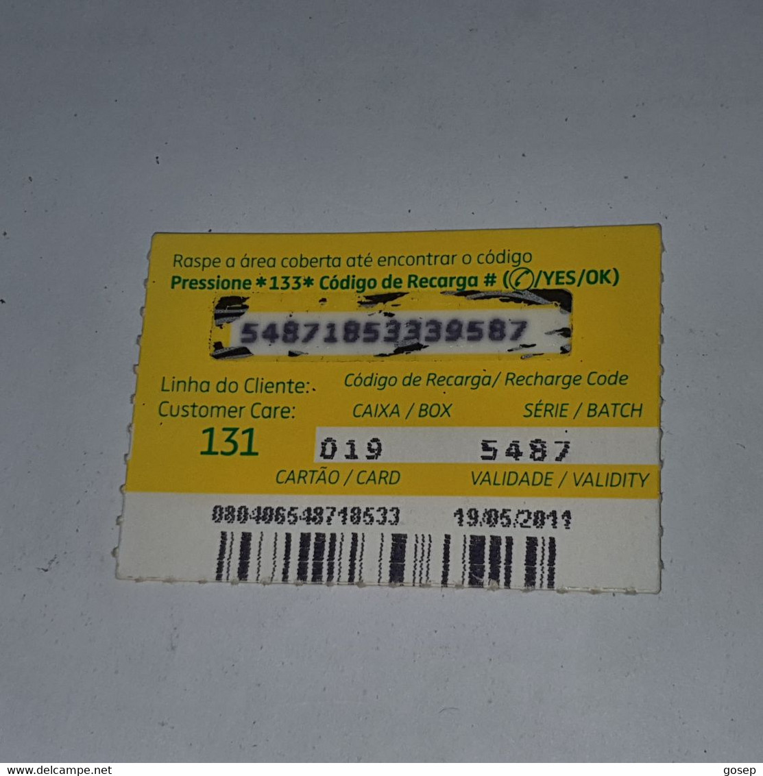 Mozambique-(MZ-MCE-REC-0001B)-(2)-SMILE-(54871853339587)-(19/5/2011)-used Card - Mozambico