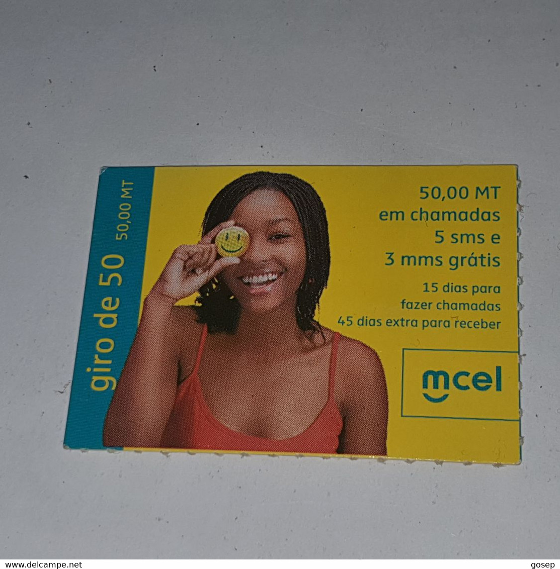 Mozambique-(MZ-MCE-REC-0001C)-(4)-SMILE-(53392440868520)-(18/12/2010)-used Card - Mozambico