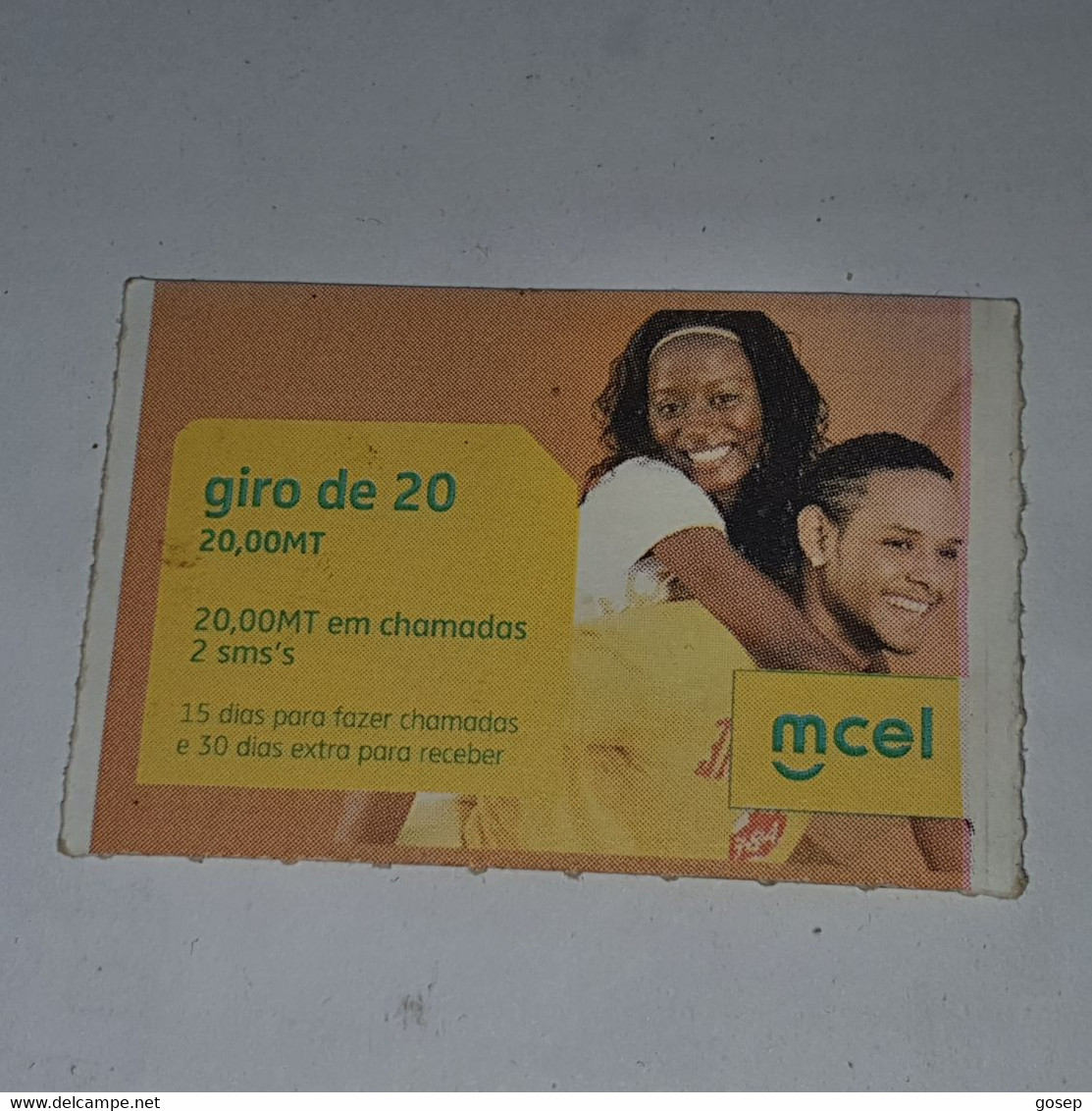 Mozambique-(MZ-MCE-REC-0003/C)-(6)-girl And Boy-(59386981438174)-(11/8/2011)-used Card - Mozambique