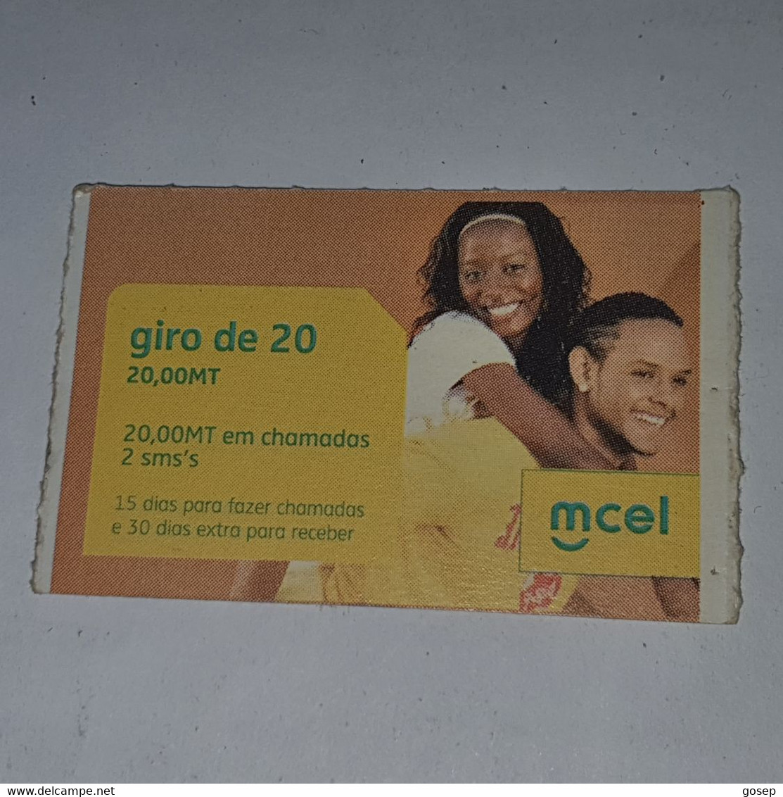 Mozambique-(MZ-MCE-REC-0003/C/1)-(7)-girl And Boy-(59386983101589)-(11/8/2011)-used Card - Mozambique