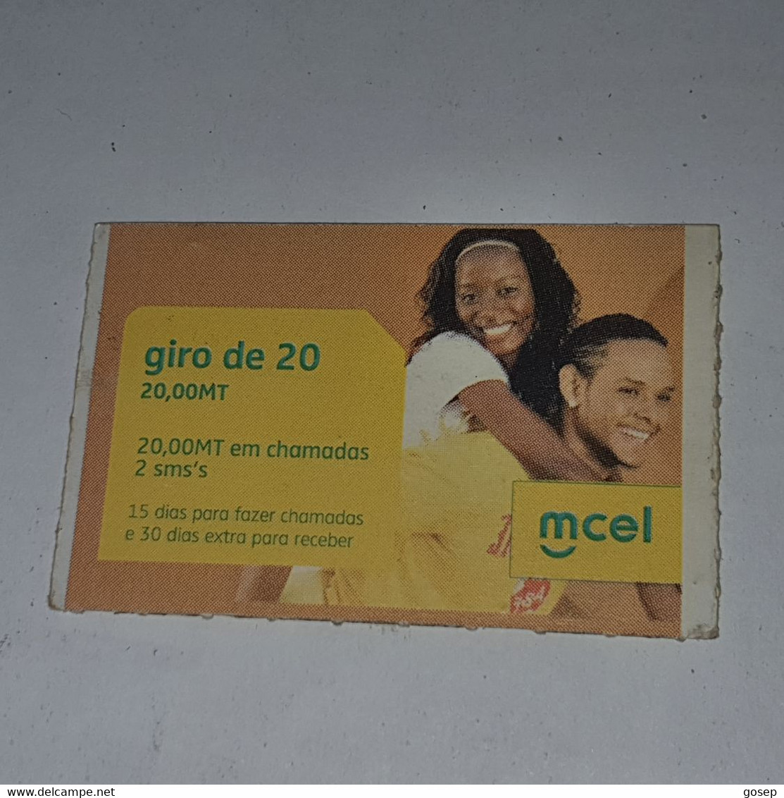 Mozambique-(MZ-MCE-REC-0003/C/2)-(8)-girl And Boy-(59389852481450)-(11/8/2011)-used Card - Moçambique