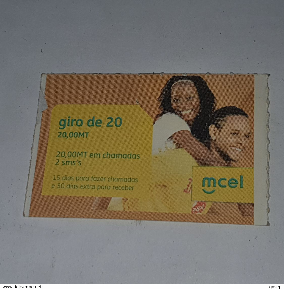 Mozambique-(MZ-MCE-REC-0003/C/3)-(9)-girl And Boy-(59355712317068)-(11/8/2011)-used Card - Mozambico