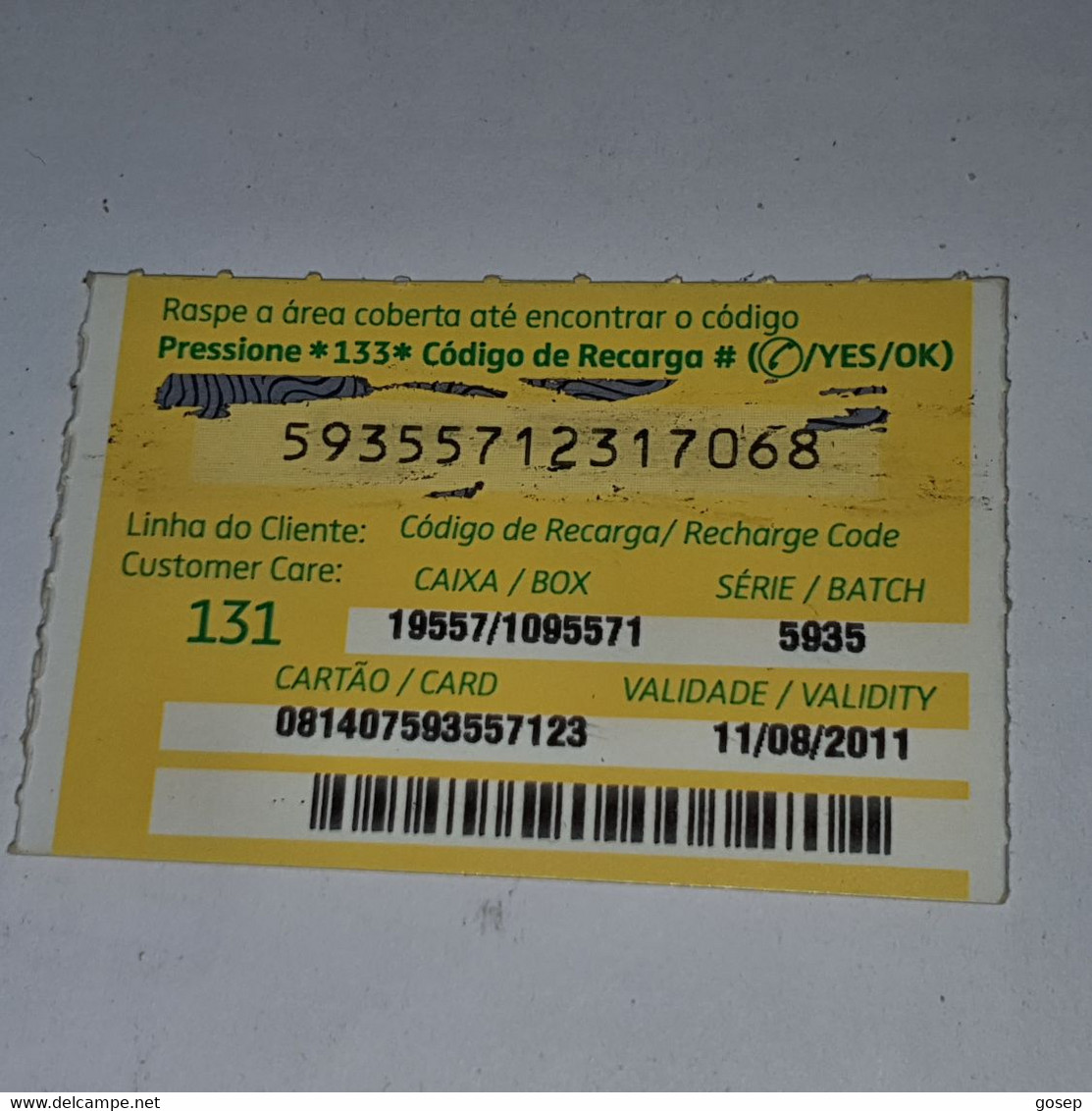 Mozambique-(MZ-MCE-REC-0003/C/3)-(9)-girl And Boy-(59355712317068)-(11/8/2011)-used Card - Mozambico