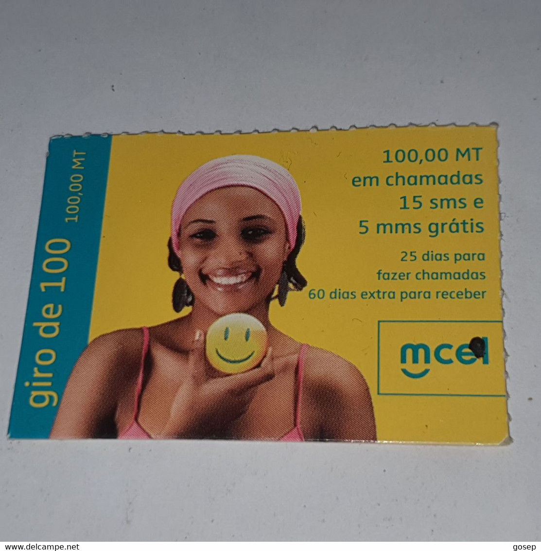 Mozambique-(MZ-MCE-REC-0007A)-(14)-Giro De 100-(49540547920168)-(10/12/2010)-used Card - Mozambique