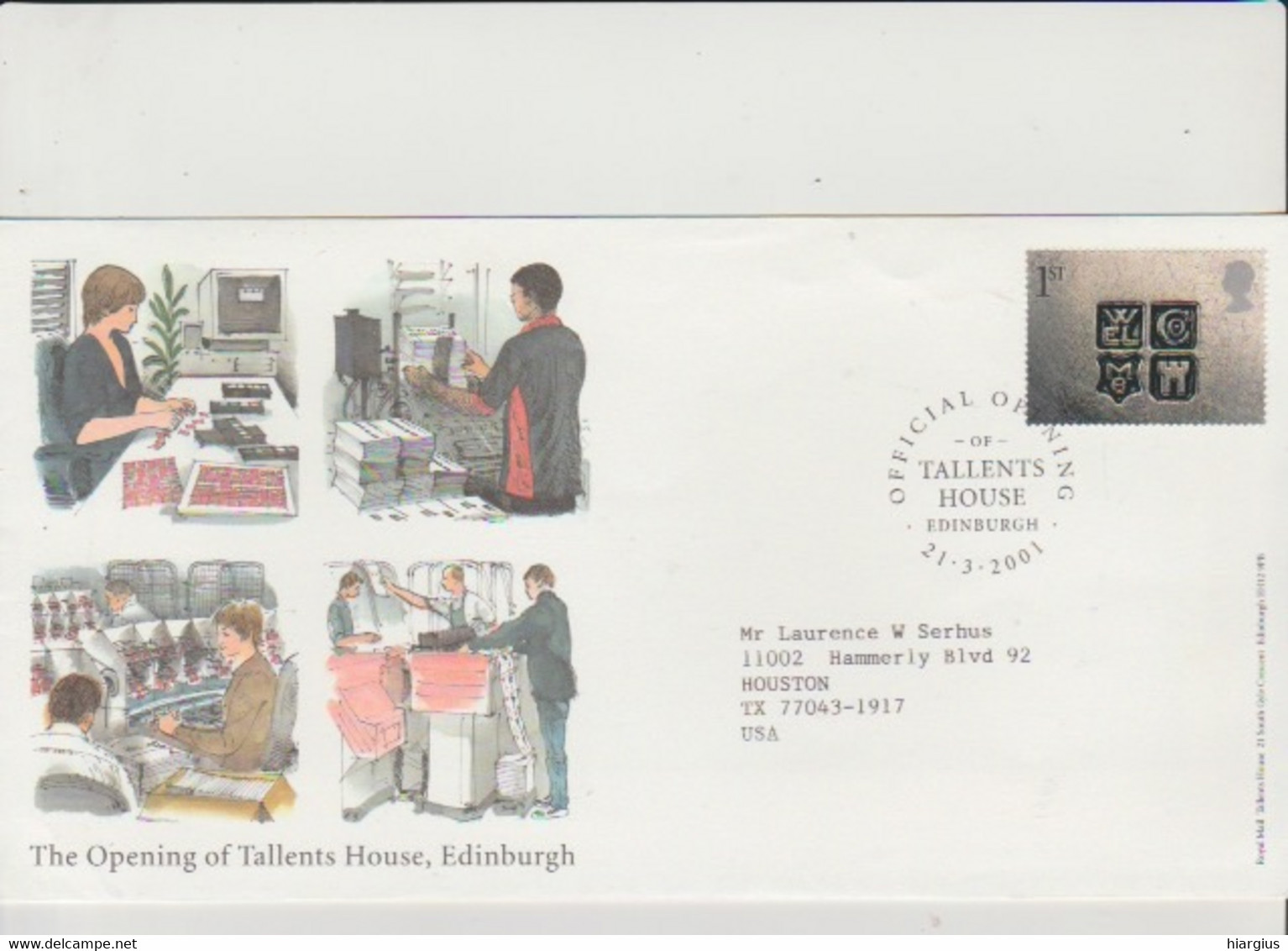 GREAT BRITAIN-" The Opening Of Tallents House,Edinburgh" - ....-1951 Pre Elizabeth II