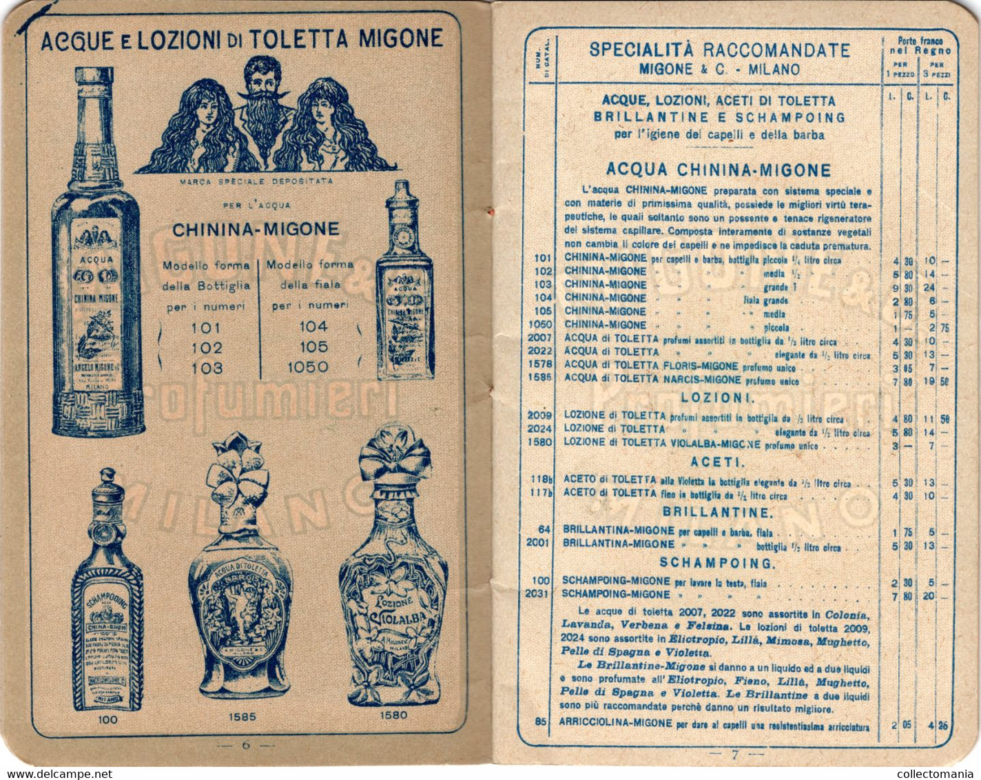 1 Carnet Booklet  PARFUM  Profumo Migone  1912 Calendrier Florealia - Kleinformat : 1901-20