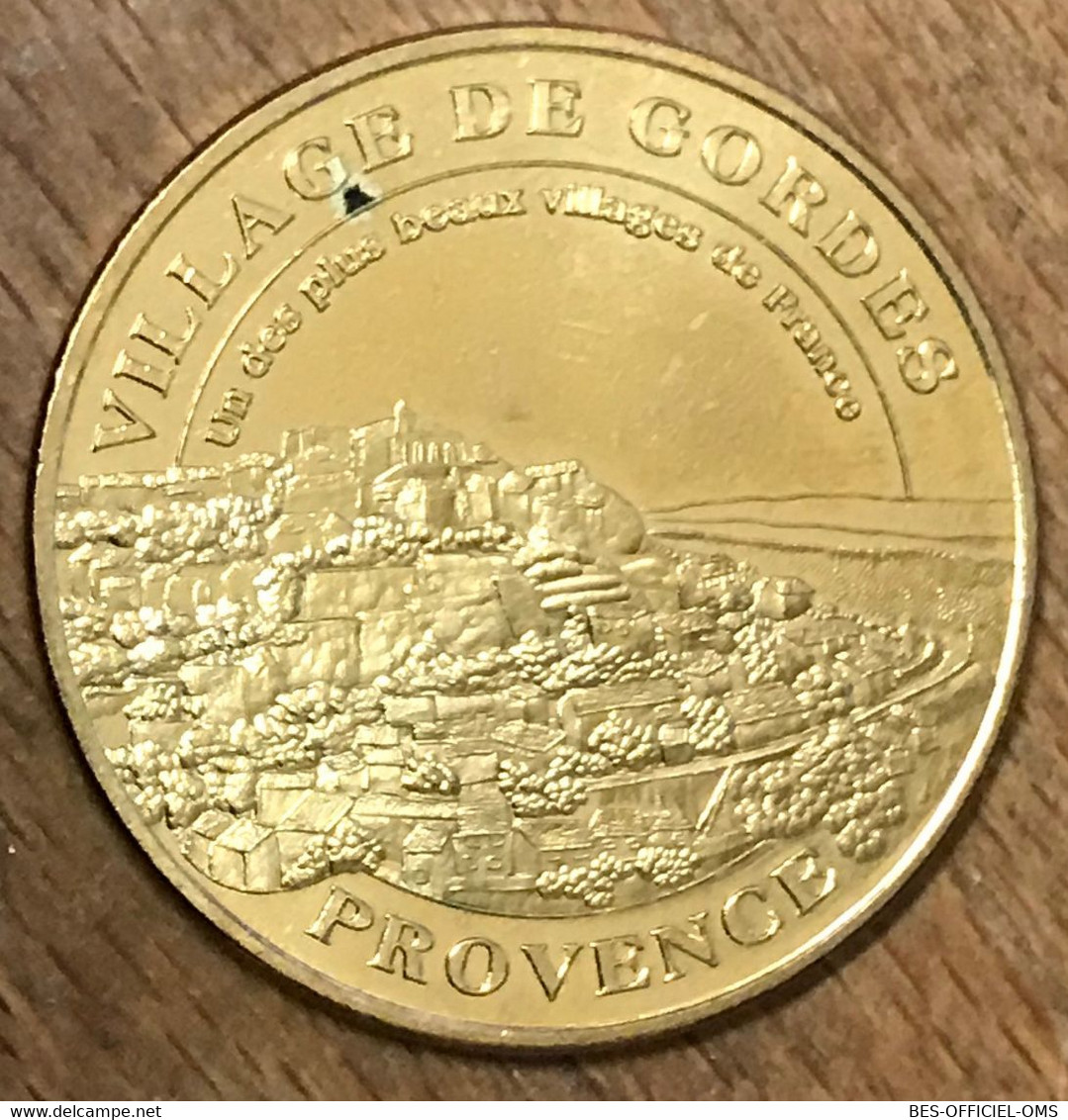 84 GORDES LE VILLAGE PROVENCE MDP 2014 MÉDAILLE SOUVENIR MONNAIE DE PARIS JETON TOURISTIQUE MEDALS COINS TOKENS - 2014