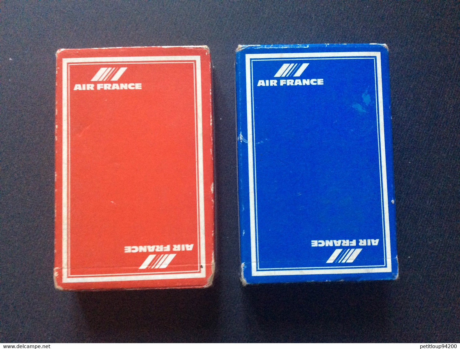 2 JEUX DE CARTES  AIR FRANCE  Éditions J.C. Dusserre  PARIS  1978 - Jeux De Cartes