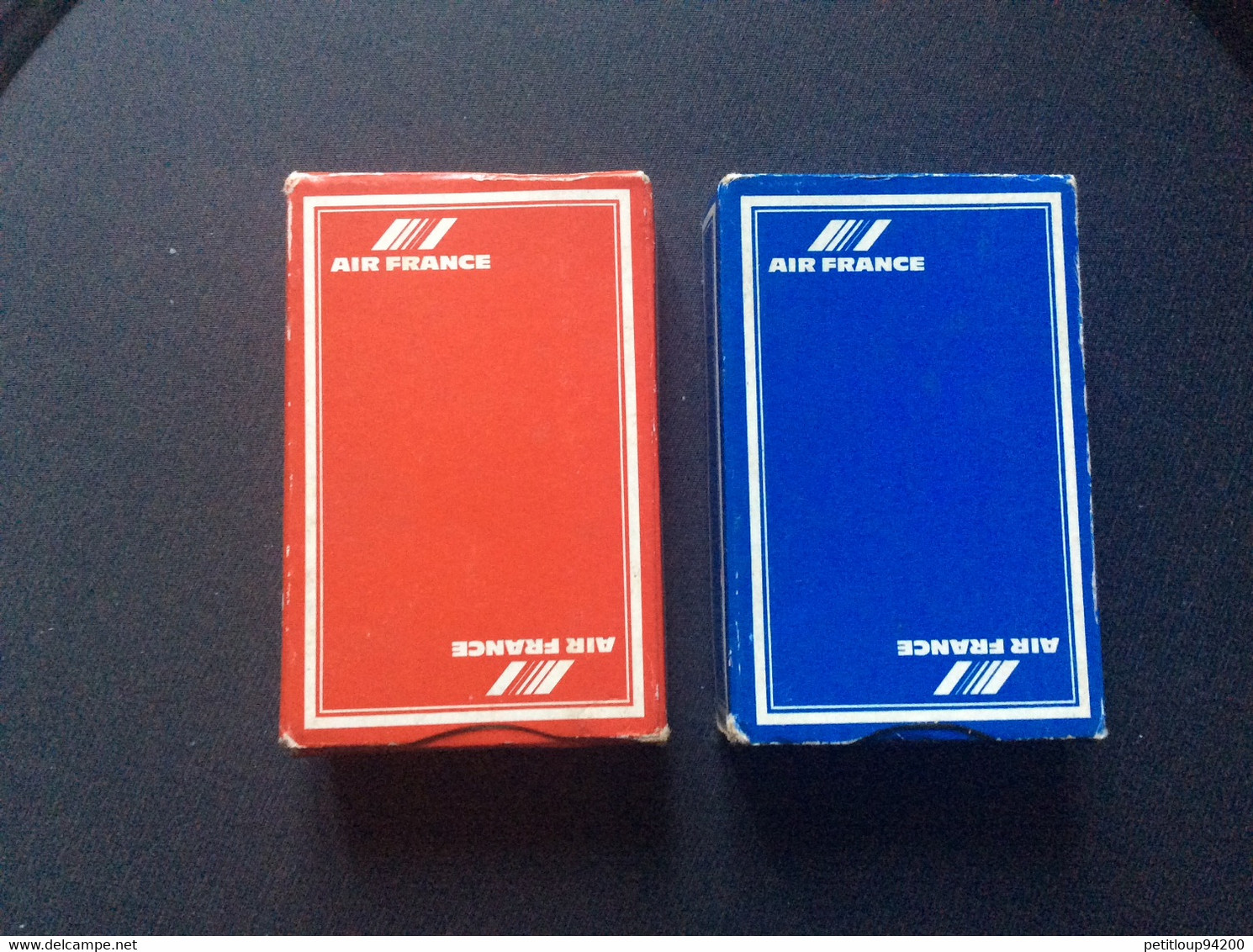 2 JEUX DE CARTES  AIR FRANCE  Éditions J.C. Dusserre  PARIS  1978 - Cartas