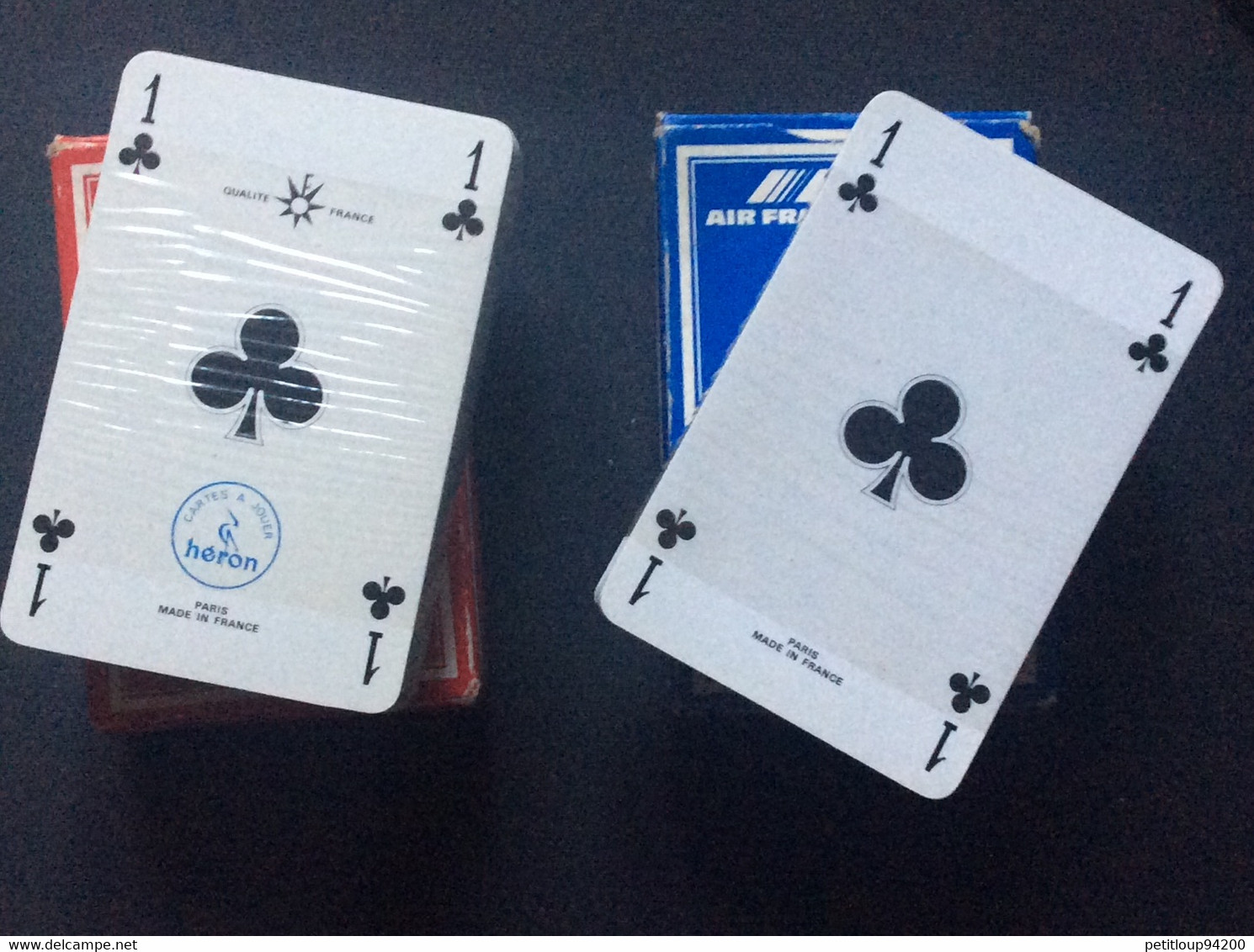 2 JEUX DE CARTES  AIR FRANCE  Éditions J.C. Dusserre  PARIS  1978 - Playing Cards