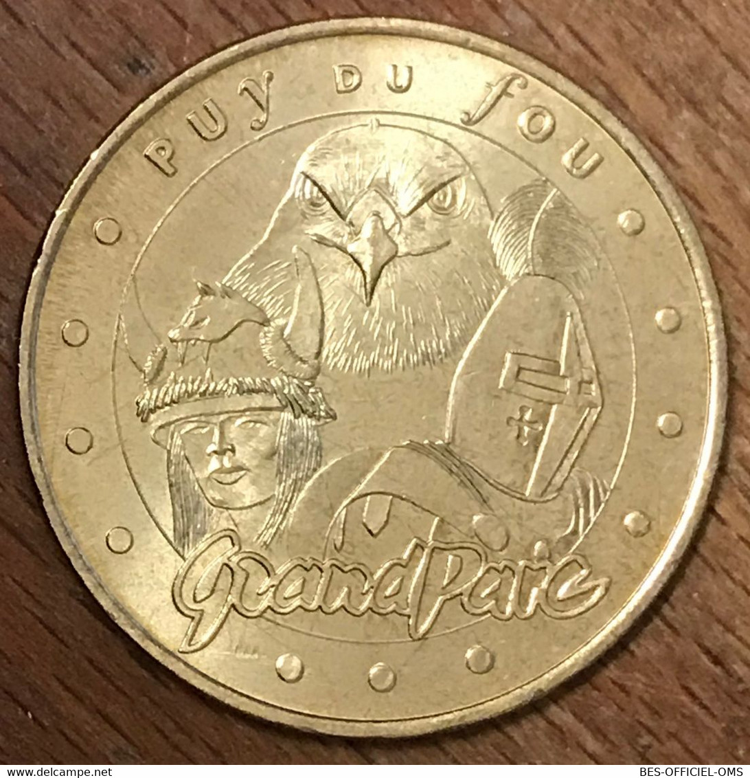 85 PUY DU FOU GRAND PARC MDP 2001 MÉDAILLE SOUVENIR MONNAIE DE PARIS JETON TOURISTIQUE MEDALS COINS TOKENS - 2001