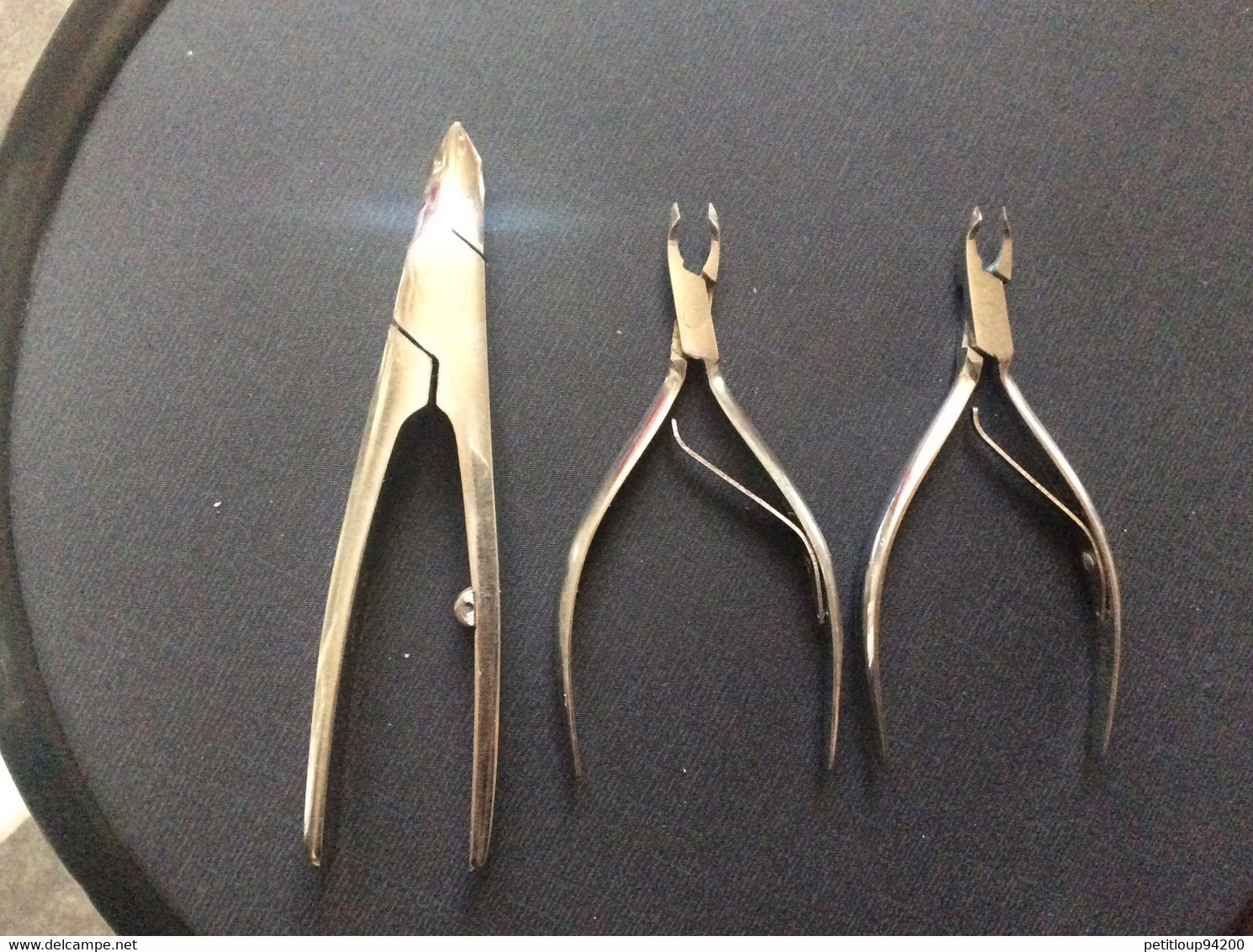 3 ANCIENNES PINCES À ONGLES  Vitry  ESTHÉTICIENNE - Accessoires