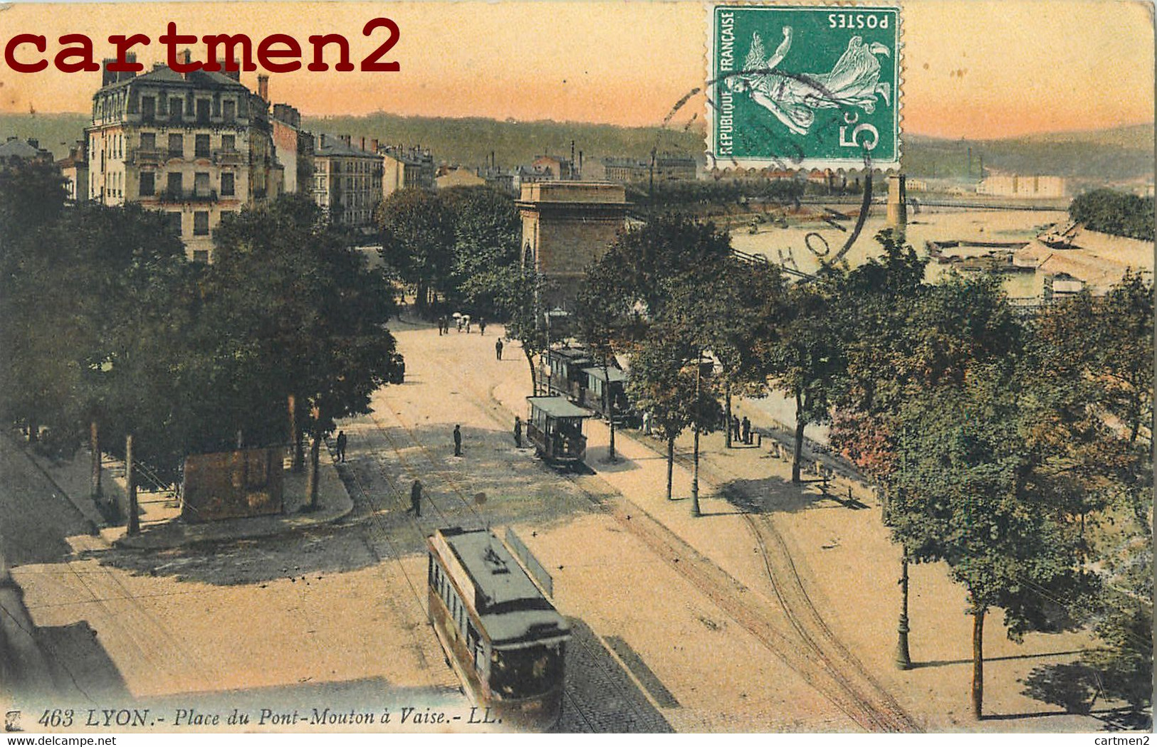 LYON VAISE PLACE DU PONT MOUTON TRAMWAYS 69009 RHONE - Lyon 9