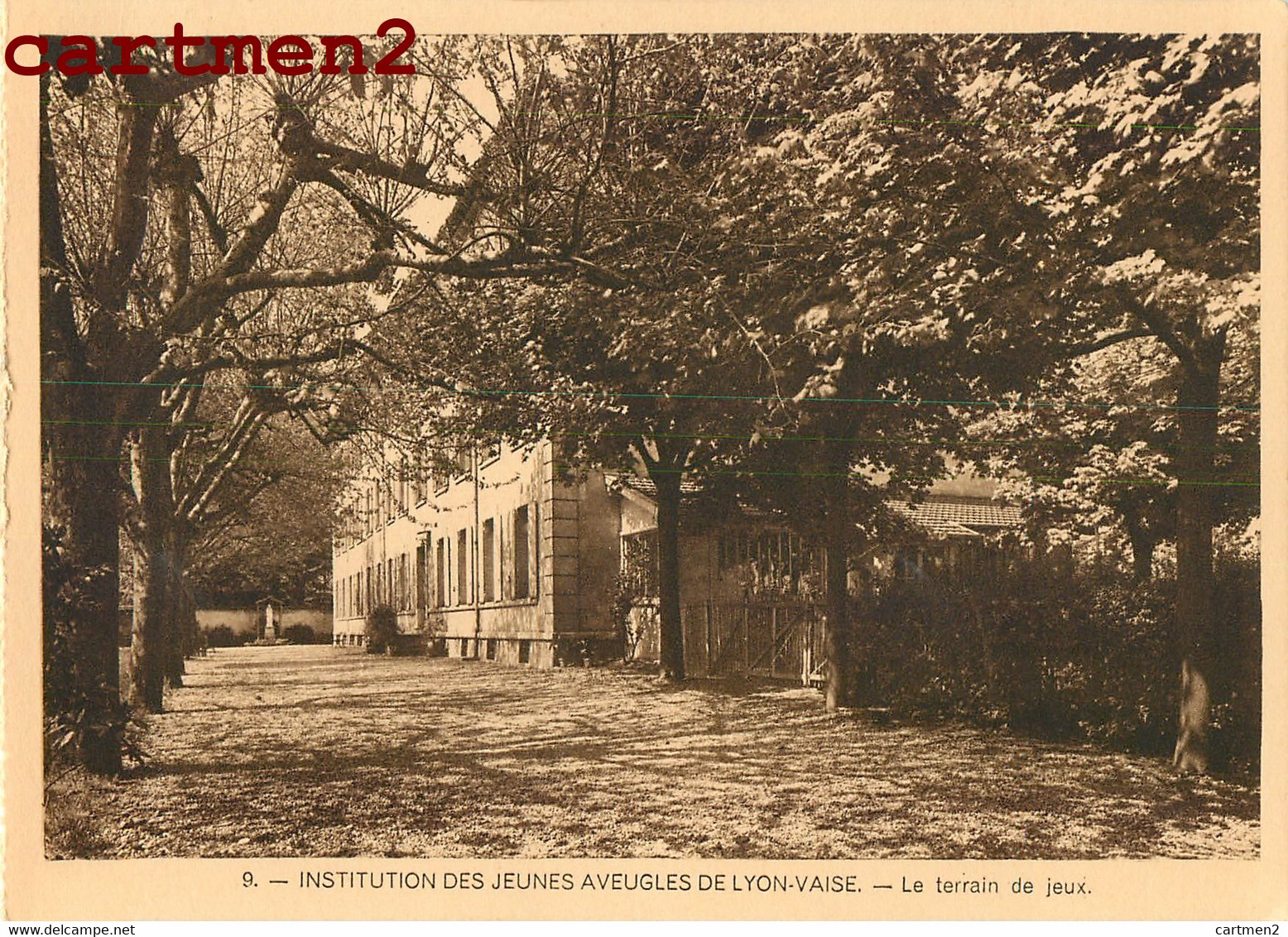 LYON VAISE INSTITUTION DES JEUNES AVEUGLES LE TERRAIN DE JEUX BLIND 69009 RHONE - Lyon 9