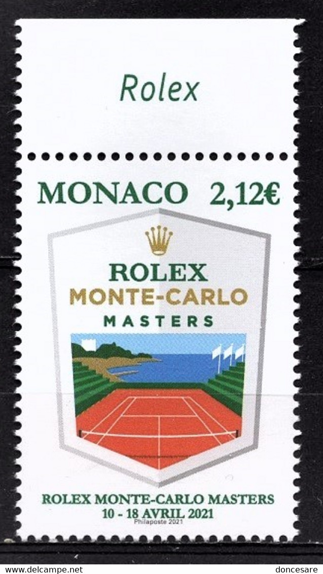 MONACO 2021 - ROLEX MONTE-CARLO MASTERS - Y.T. N° 3264 /  NEUF ** - Unused Stamps