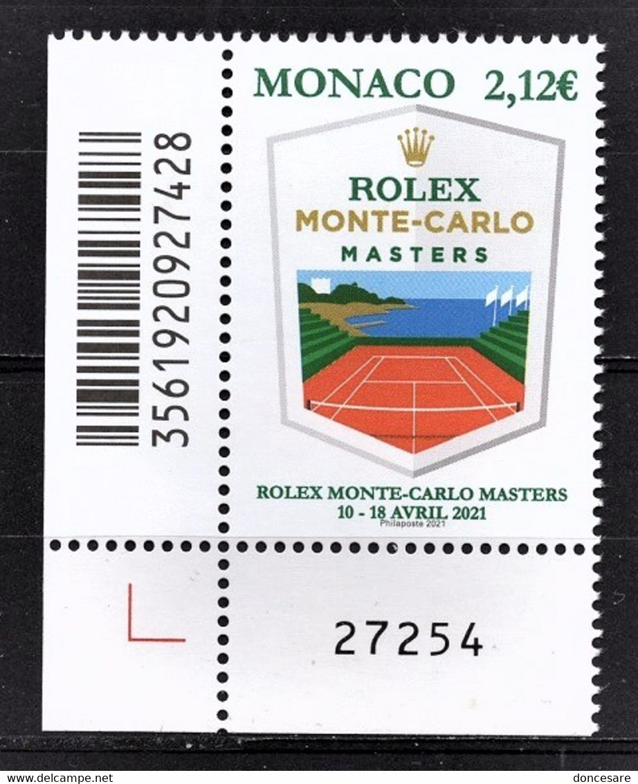 MONACO 2021 - ROLEX MONTE-CARLO MASTERS - Y.T. N° 3264 / NEUF ** - Neufs