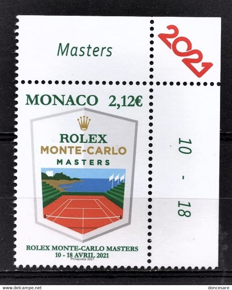 MONACO 2021 - ROLEX MONTE-CARLO MASTERS - Y.T. N° 3264 / NEUF ** - Unused Stamps