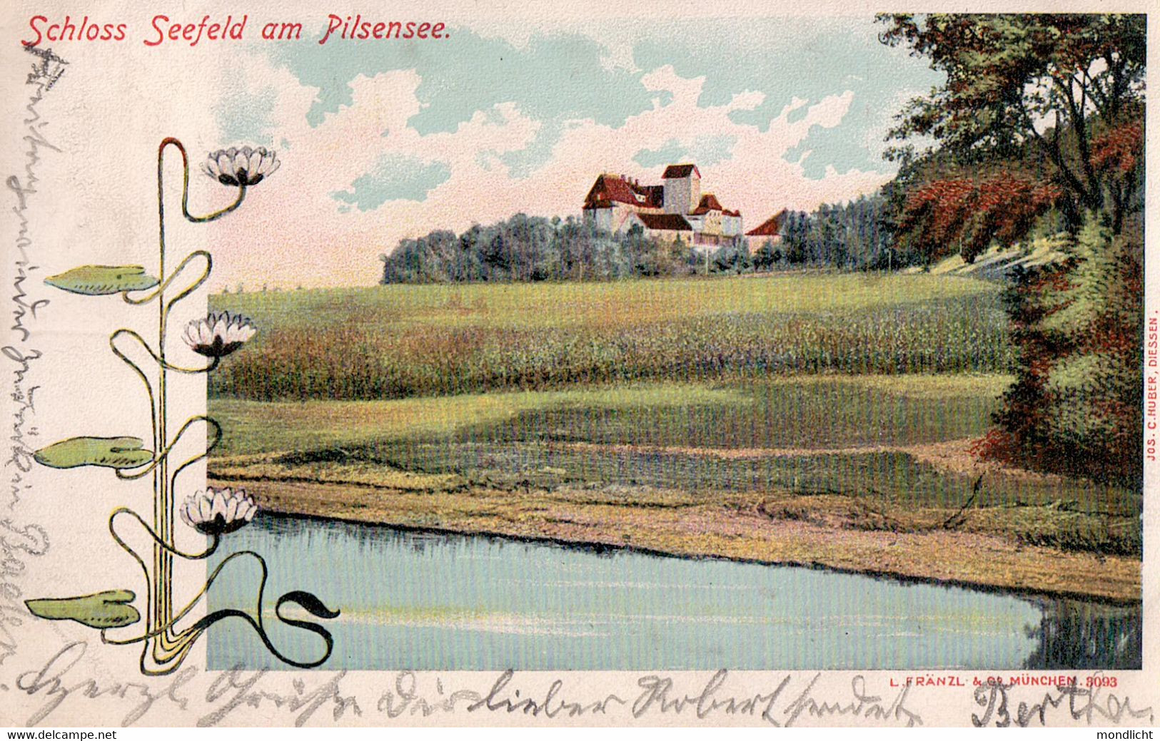 Schloss Seefeld Am Pilsensee, 1901. - Herrsching