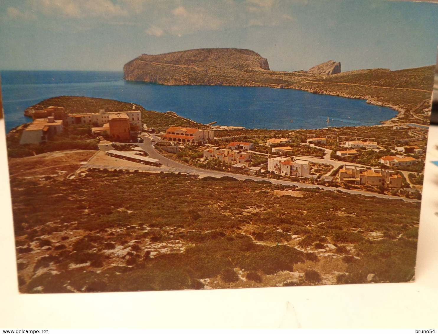 Cartolina Alghero Prov Sassari Villaggio Piscina Salida E Hotel Capo Caccia  1975 - Nuoro