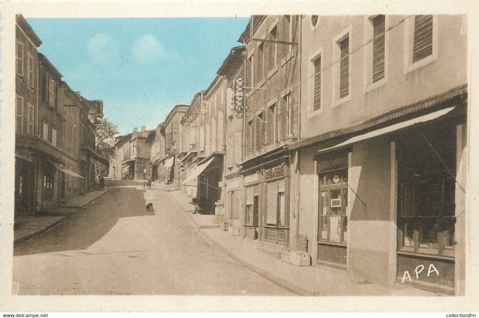 / CPA FRANCE 82 "Monclar De Quercy, Grande Rue" - Montclar De Quercy