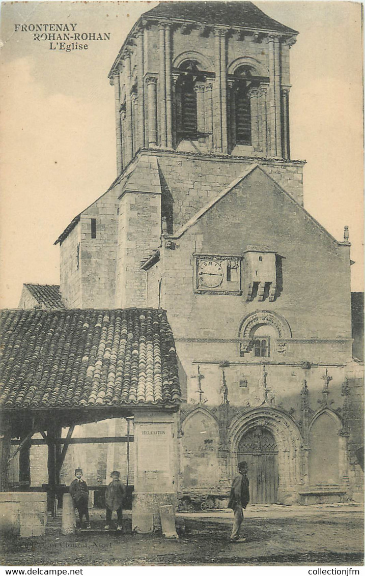 / CPA FRANCE 79 "Fontenay Rohan Rohan, L'église - Frontenay-Rohan-Rohan