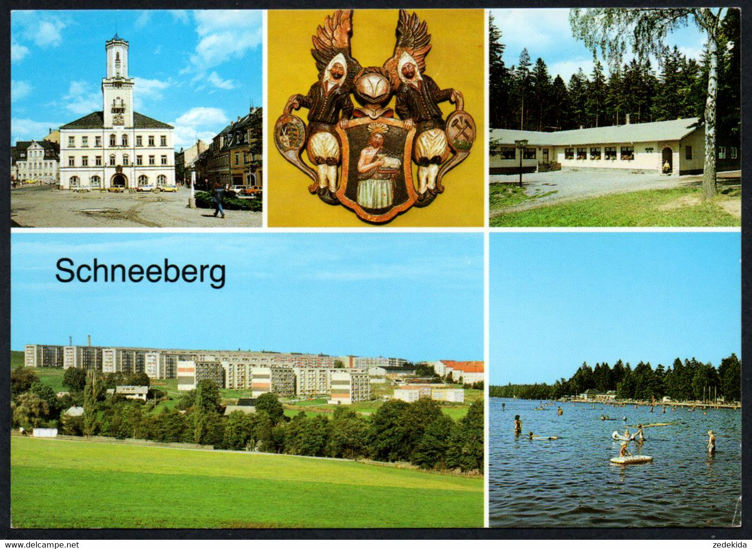 E9381 - TOP Schneeberg - Bild Und Heimat Reichenbach Qualitätskarte - Schneeberg