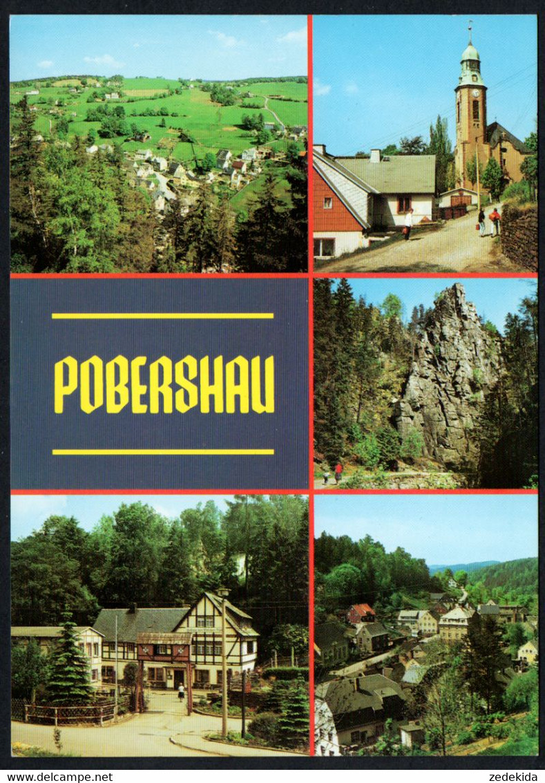 E9386 - TOP Pobershau - Bild Und Heimat Reichenbach Qualitätskarte - Marienberg