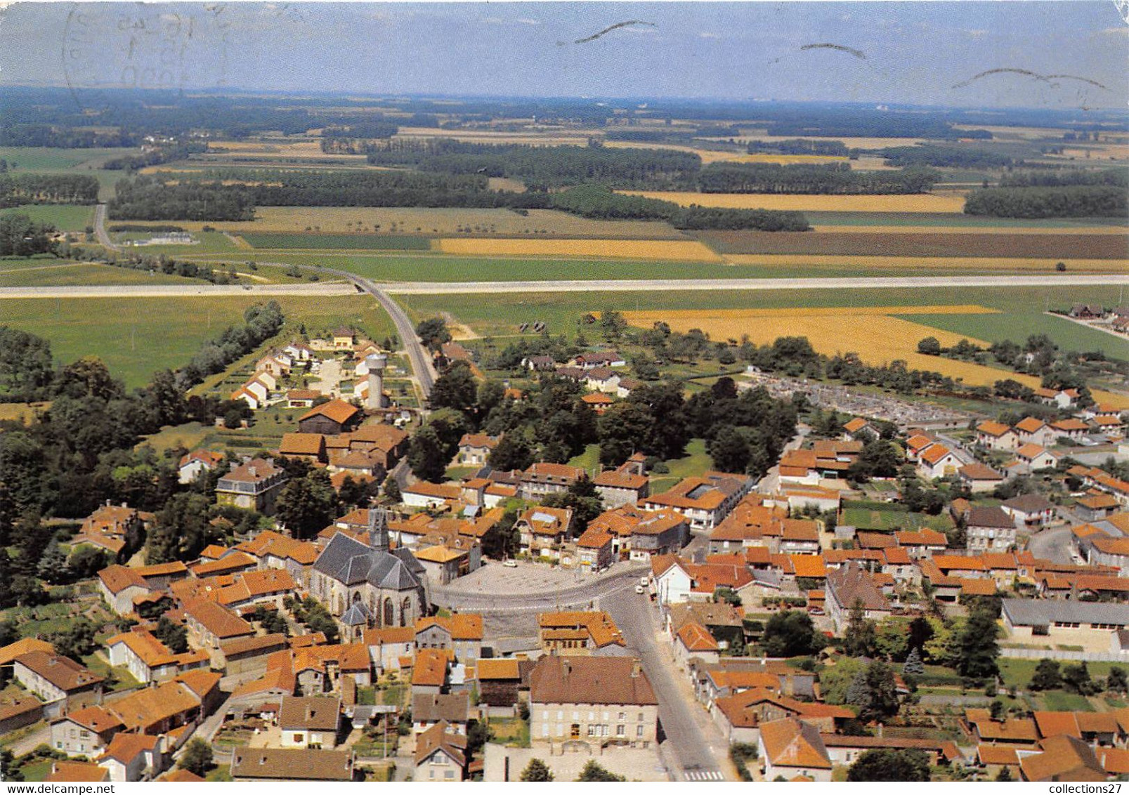 52-ECLARON , VUE AERIENNE - Eclaron Braucourt Sainte Liviere