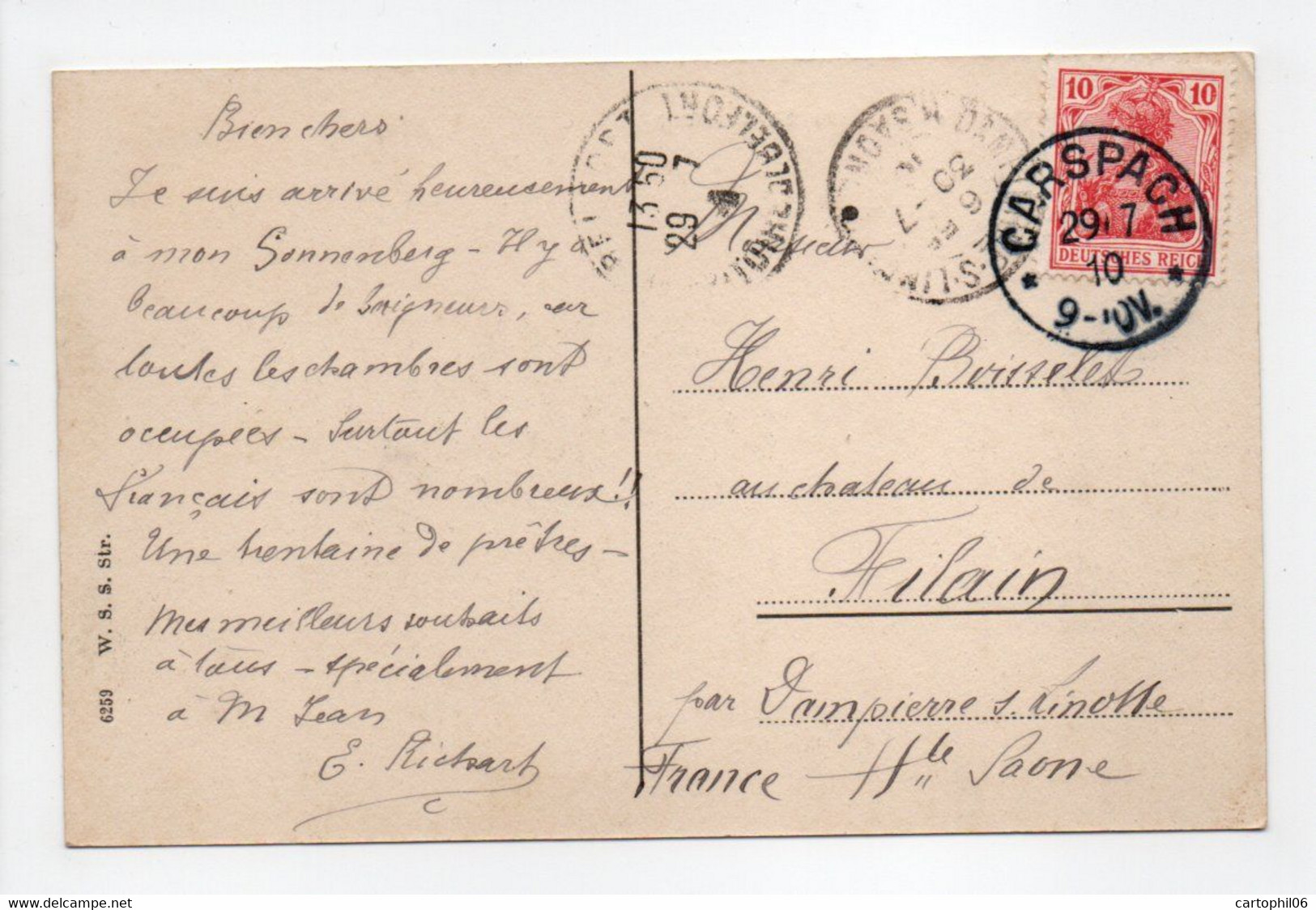 - CPA HAUT-RHIN (68) - Château Sonnenberg 1910 - - Sonstige & Ohne Zuordnung